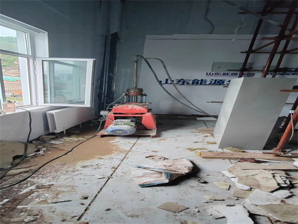 涟源地基基础下沉墙体裂缝加固注浆顶升施工