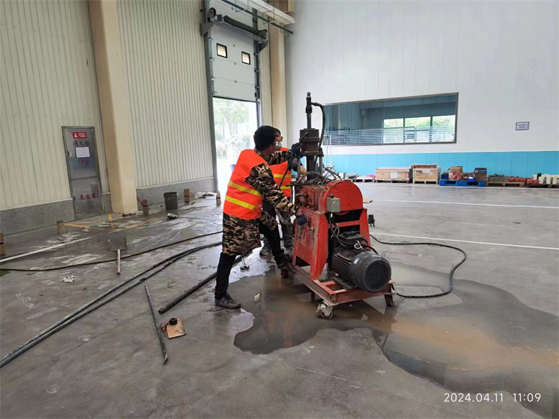 涟源厂房地面下沉塌陷注浆加固施工